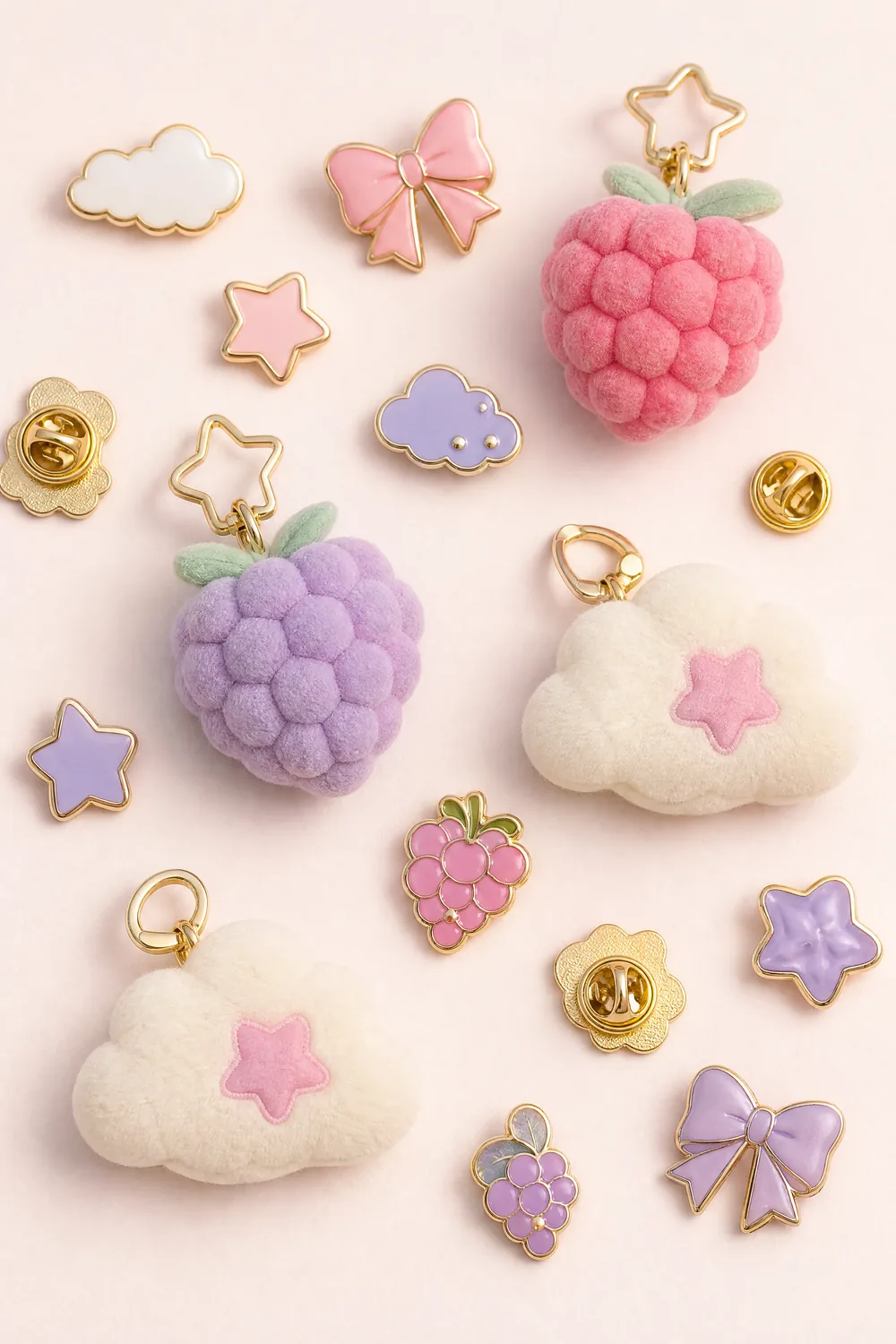 Badge Pins & Bag Charms