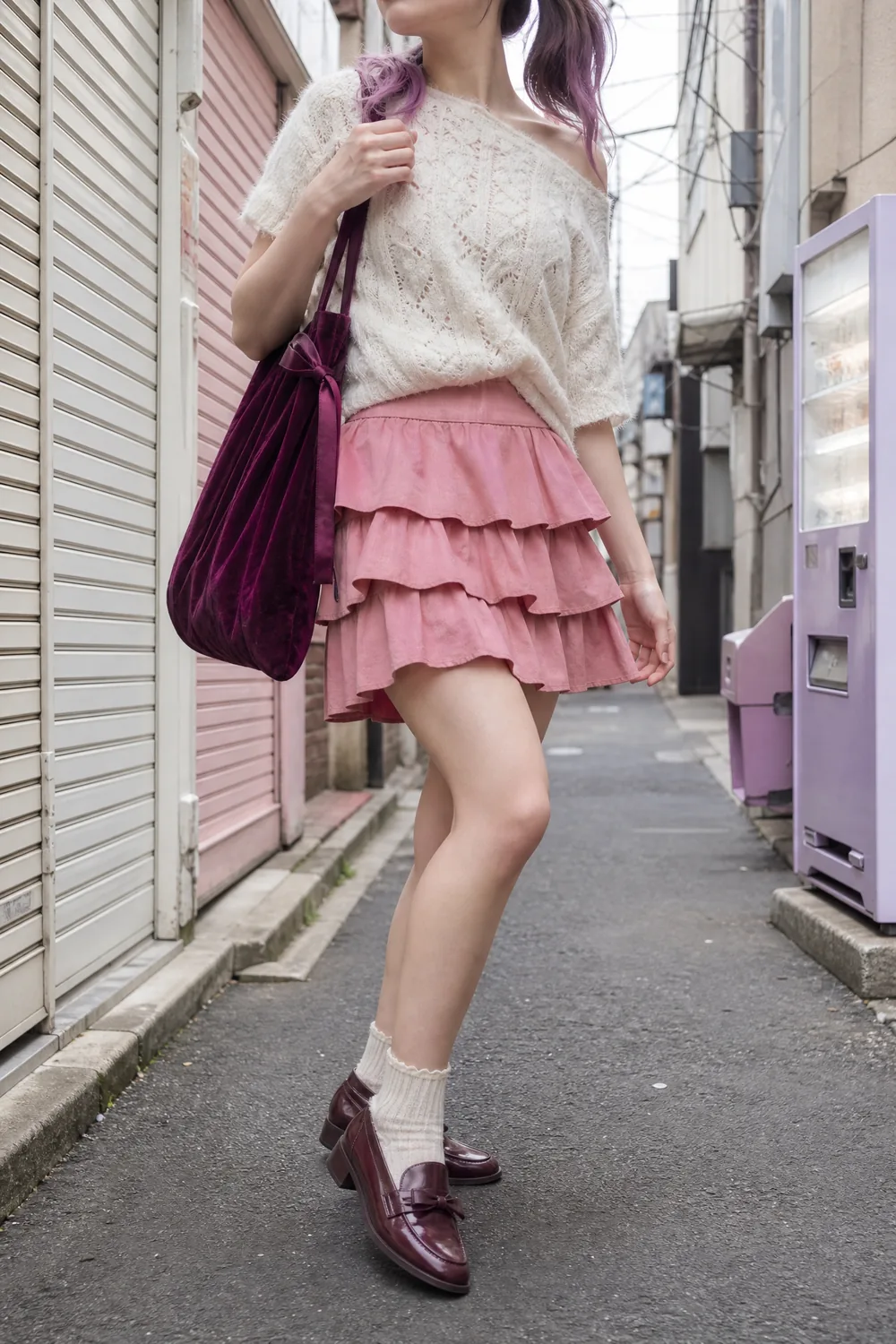 Layered Mini Skirts